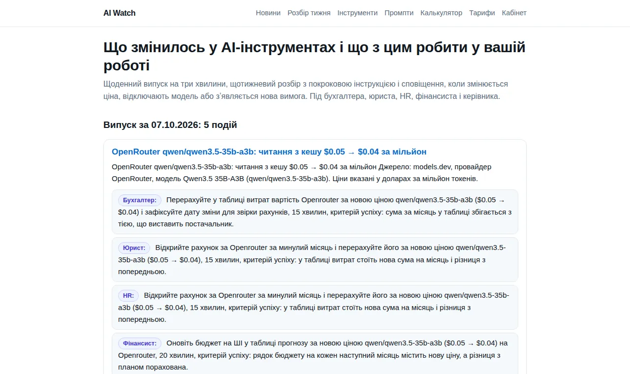 AI Watch
